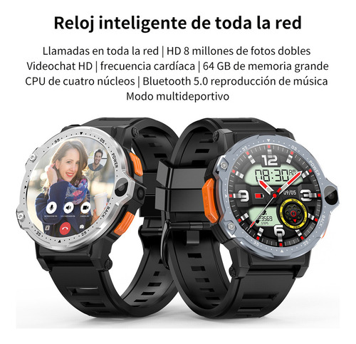 Ssb Smartwatch Hombre Gps Navigation 4g Reloj Inteligente