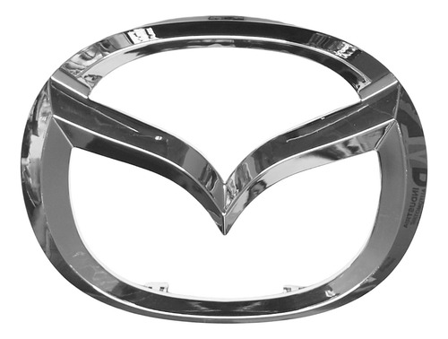 Emblema Frontal Mazda Cx-3 14cm X 11.1cm Cromo