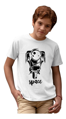 Playeras De Diseños De Astronautas Divertidas Para Niño De 2
