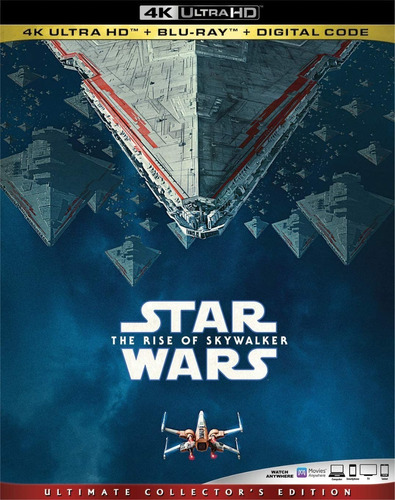 Star Wars El Ascenso De Skywalker | Blu Ray 4k + Dvd + Dig 