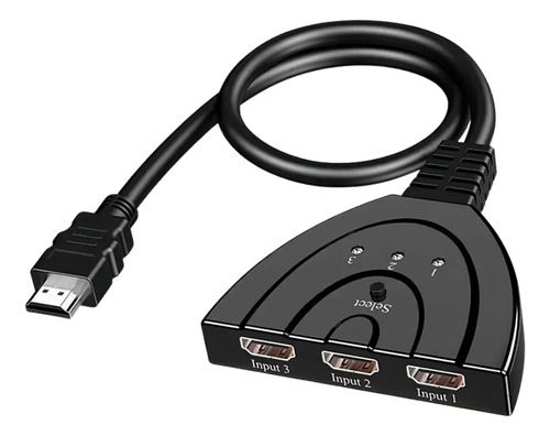 Switcher Hdmi 1080p 3 Entradas 1 Salida Selector Connector