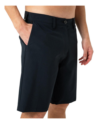 Short Quiksilver Hombre Union Amphibian Negro Casual