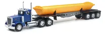 Comprar Trailer Peterbilt 379 Dump Truck New Ray Escala 1:32 Color Azul