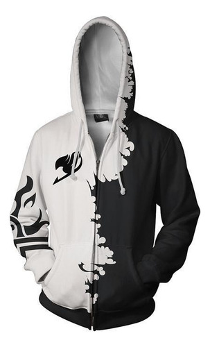 Sudaderas Con Cremallera Anime Fairy Tail Para Hombre