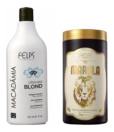 Felps Kit Macadâmia 1l + Marula 1kg