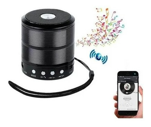 Imagem 4 de 5 de Mini Caixinha Som 887 Bluetooth Portátil Usb Mp3 P2 Sd Rádio