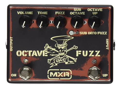 Mxr Sf01 Slash Octave Fuzz Effects Pedal Haz Con Cables De P