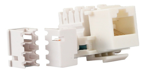 200 Pz Conector Jack Rj45 Cat6 90grados Enson Ens-jc6 Blanco