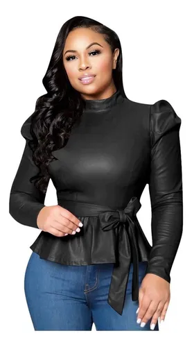 Blusas de piel deals
