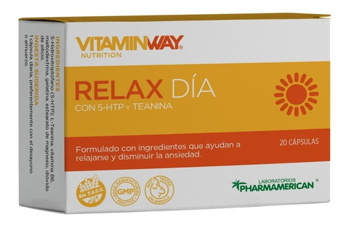 Vitamin Way Relax Día Mejora Relajación Ansiedad Y Estrés