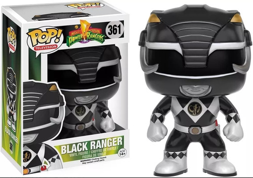 Black Ranger Funko Pop Power Rangers Negro 36 Descontinuado