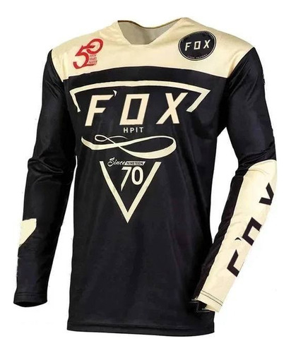 Jersey Fox Hpit -beige Motocross Mtb Enduro Atv Rzr