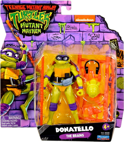 Tortugas Ninja: Mutante, Donatello Figura De Acción 11.4 Ctm