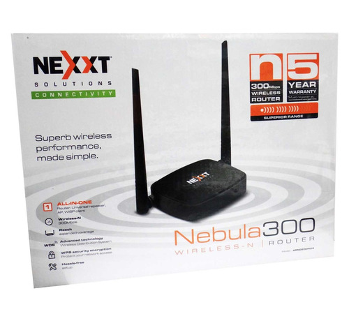 Router Inalambrico Nexxt Nebula 300 2 Antenas