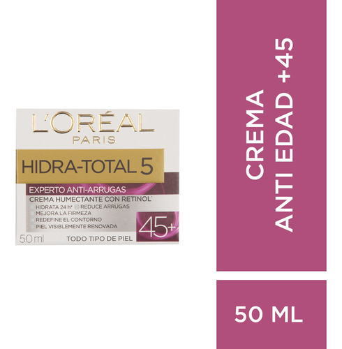 Crema Antiarrugas L'oreal Paris Dermo +35 +45 +55 50ml