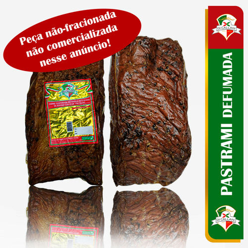 Pastrami Bovino Tradicional 500g Sabor Intenso - Di Callani