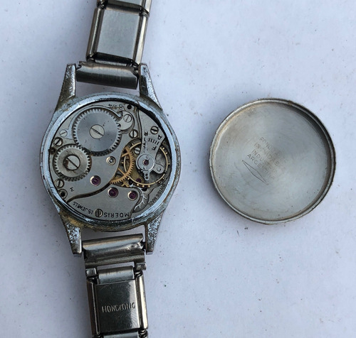 Reloj Moeris 15 Jewels, S. Made, Calibre 8 3/4 Para Repuesto (Usado)