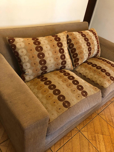 Juego Living Sofa Sillon 2 Cuerpos