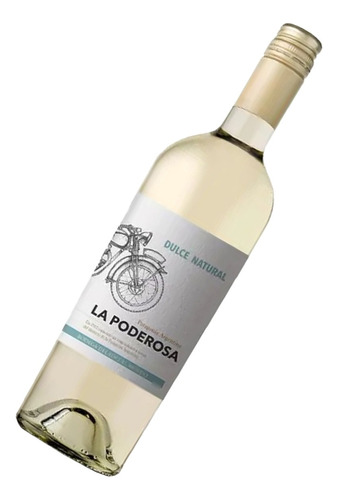 Vino Blanco Dulce Natural La Poderosa Fin Del Mundo X 750cc