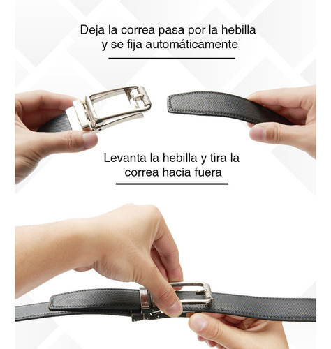 Cinturón Hombre Cuero Vestir Cinto Ajustable Cortable Color Marrón Miel Diseño De La Tela Lisa Talla 115