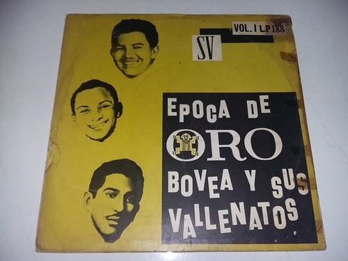 Lp Vinilo Acetato Bovea Y Sus Vallenatos Epoca De Oro Cumbia