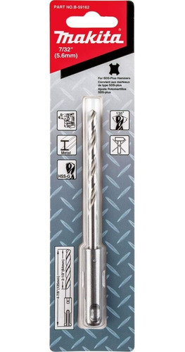 Broca Sds Plus P/metal 7/32 X4-7/8 B59162 Makita