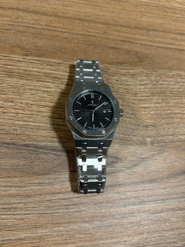 Reloj Poedagar Octagon! Hombre Acero Moderno Lujoso