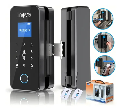 Inova Fechadura Inteligente Eletronica Digital Com desbloqueio po...