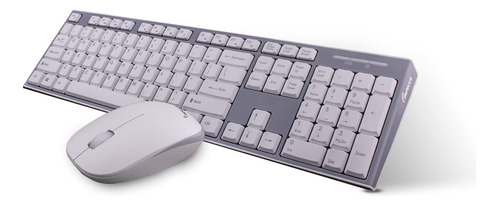 Gran Impecca Teclado Blanco Gris