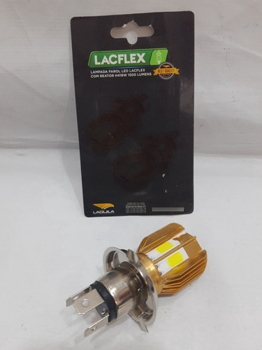 Lâmpada Farol Led H4 1500 Lumens Lacflex 