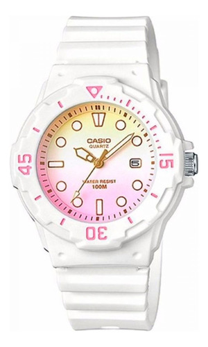 Reloj Para Mujer Casio Lrw200h-4e2vdr Blanco