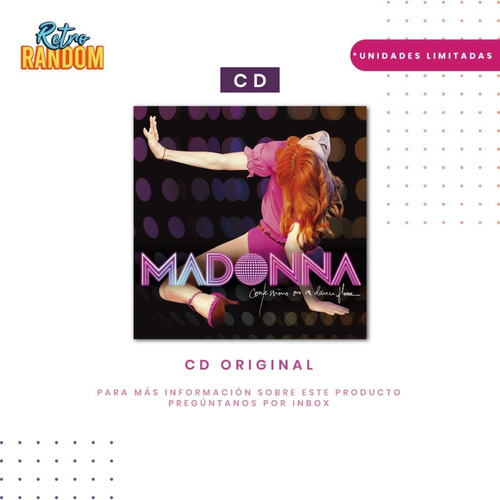 Madonna - Confessions On A Dance Floor (cd Original - Nuevo)