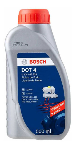 Liquido De Frenos Bosch Dot 4 500 Ml