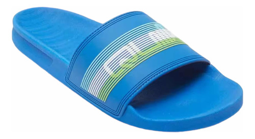 Sandalias Quiksilver Riviwordmark Slide Color Azul