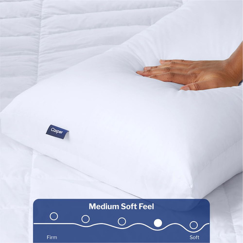 Almohada Estándar Para Dormir Color Blanco