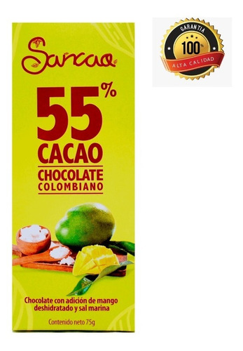 Chocolate Para Whisky Cacao 55 - Kg a $125