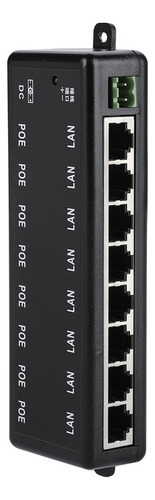 Dc12v-48v 8 Interfaces Adaptador Poe Pasivo Alimentación Sob