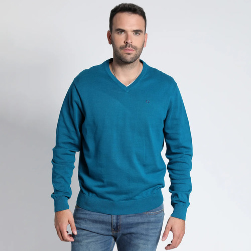 Sweater Hombre Potros Cuello V