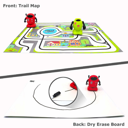 Mukikim Tracerbot Set (2 Robot Set) - Mini Inductivo Robot Q