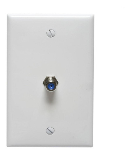 Conector Sencillo F De Plástico Blanco