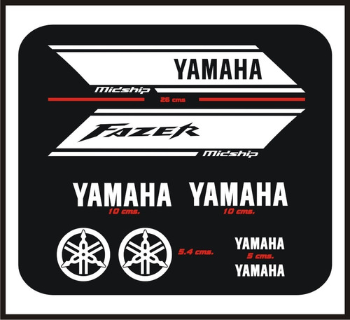 Stickers Para Carenado Yamaha Fz 16 Fazer Varios Colores