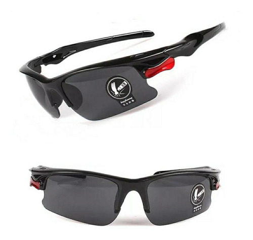 Oculos De Sol Bike Corrida Volei Praia Beach Tenis Esporte Cor Preto Cor da armação Preto Cor da lente Preto Desenho Esportivo