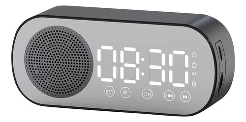 Altavoz Para Fiesta Bluetooth Portatil 5.0 Microfono Reloj