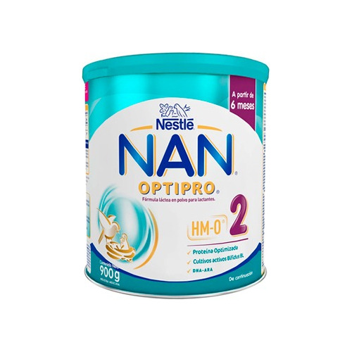 Leche Nestlé Nan Optipro 2 (6 A 12 Meses) En Lata X 900gr