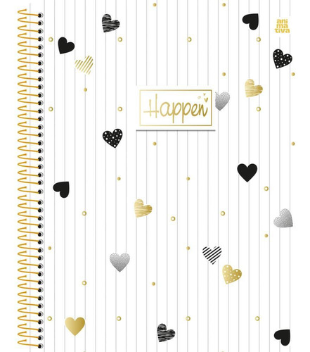 Caderno 01x1 Capa Dura Happen 80f Pct.c/04