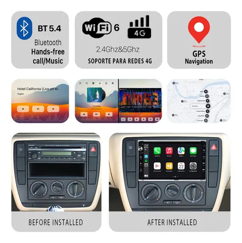 Zk Estéreo Android Para Vw Jetta Clasico A4 2008-2015