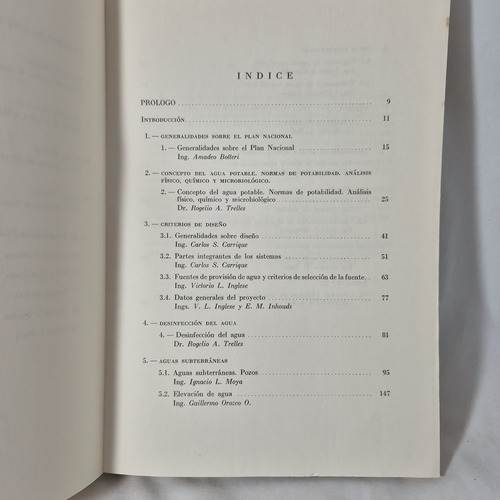 Antiguo Libro Abastecimiento Agua Potable Rural Mag 65809 (Usado)