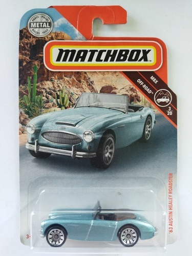 63 Austin Healey Roadster Azul Matchbox