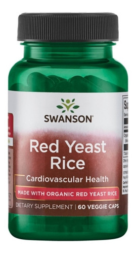 Red Yeast Rice Arroz De Levadura Roja Swanson Envio Gratis