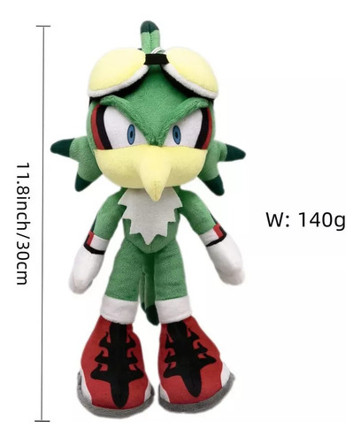Nuevo Nuevo Cv Muñeca De Peluche Sonic Jet Eagle 30cm